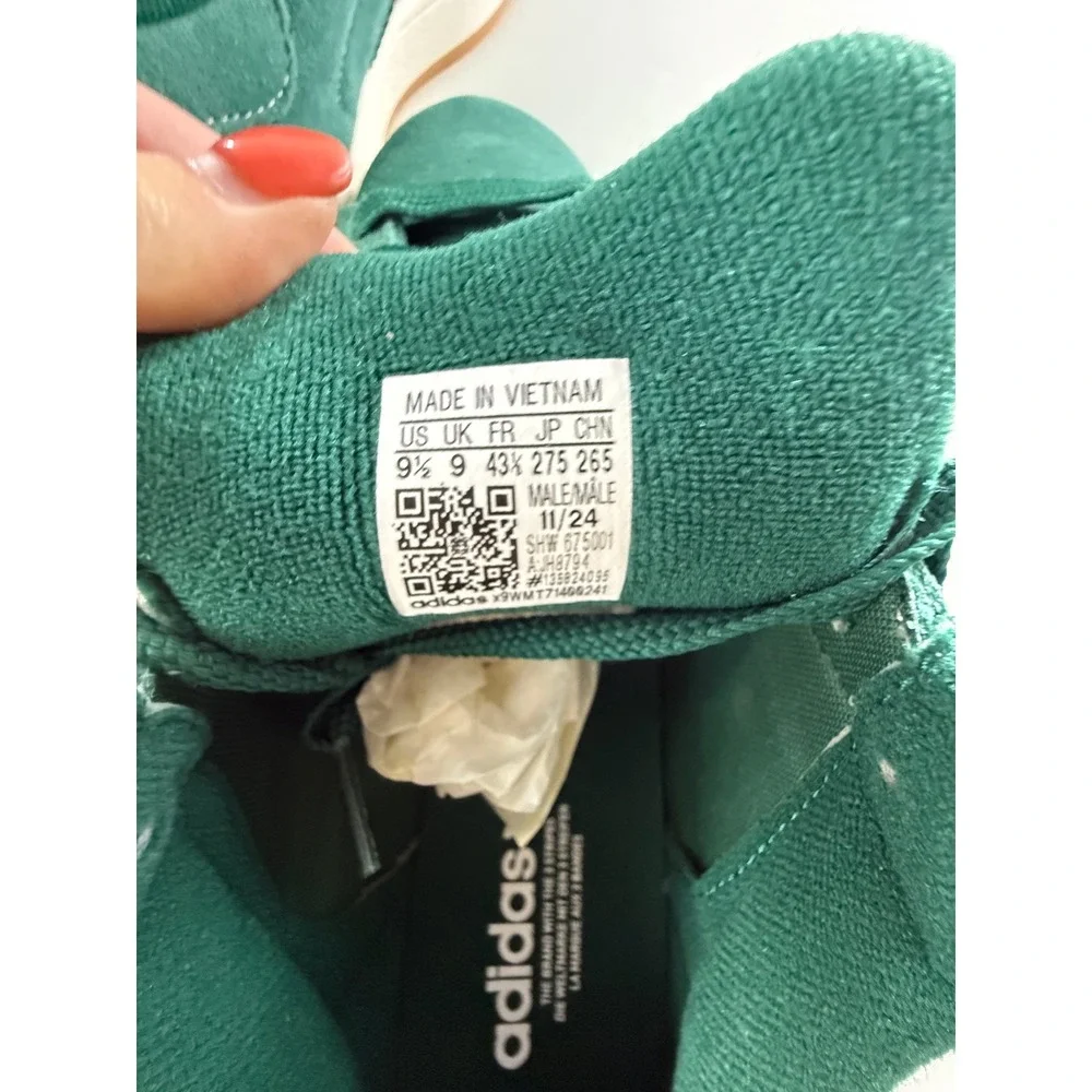 Adidas Campus 00s Green Suede Gum Sole‎ Sneakers Mens 9.5 Womens 11 NEW